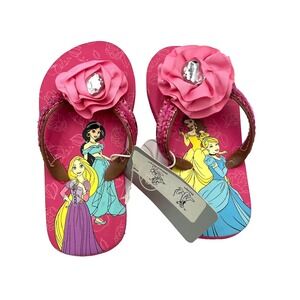 Disney Princess Flip Flop Sandal Pink Size 9/10 New‎